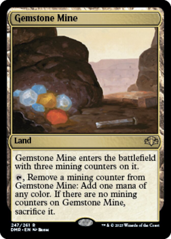 Gemstone Mine [Dominaria Remastered] | Silver Goblin