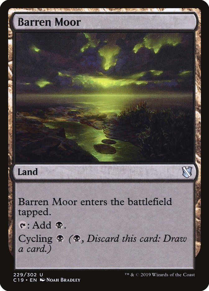 Barren Moor [Commander 2019] | Silver Goblin