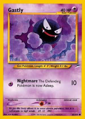 Gastly (65/105) [Neo Destiny Unlimited] | Silver Goblin