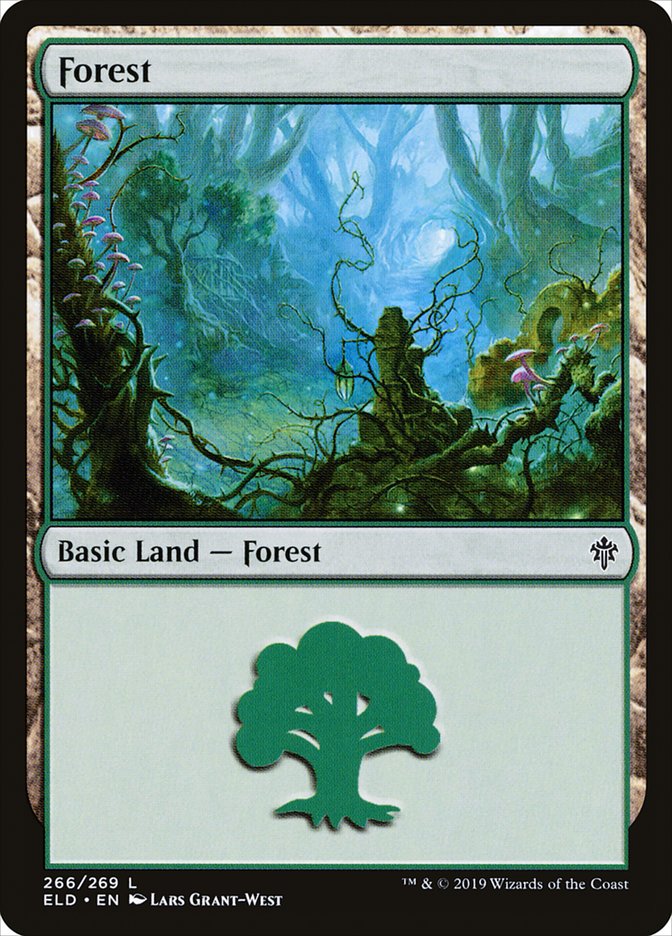 Forest (266) [Throne of Eldraine] | Silver Goblin