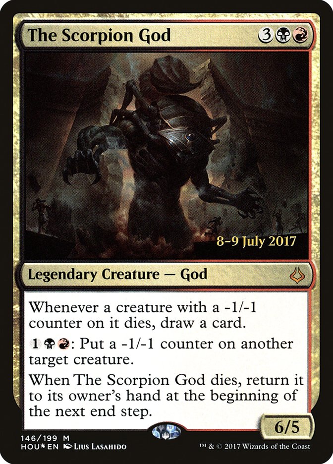 The Scorpion God [Hour of Devastation Prerelease Promos] | Silver Goblin