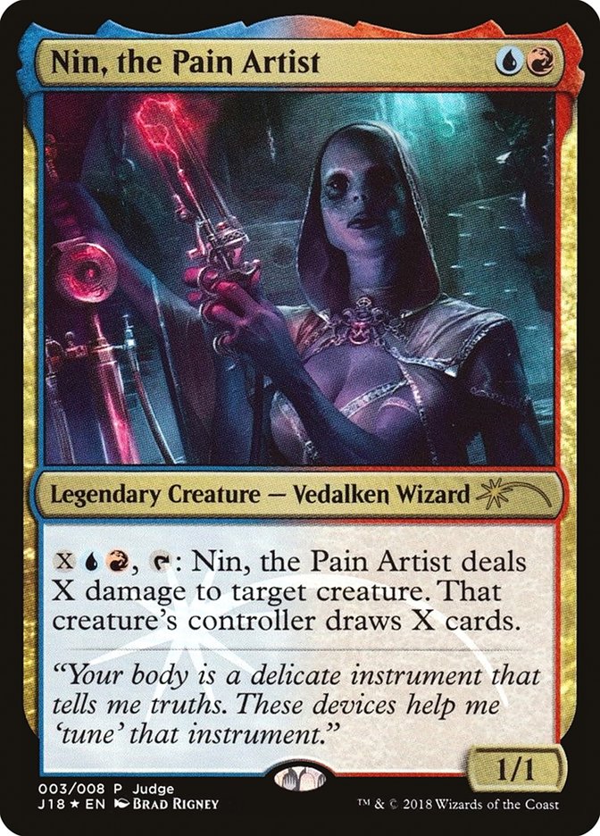 Nin, the Pain Artist [Judge Gift Cards 2018] | Silver Goblin