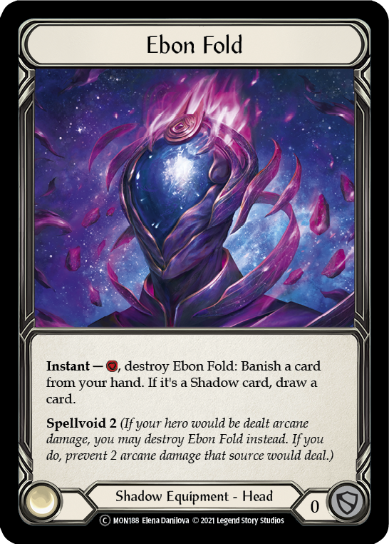 Ebon Fold [U-MON188-RF] (Monarch Unlimited)  Unlimited Rainbow Foil | Silver Goblin
