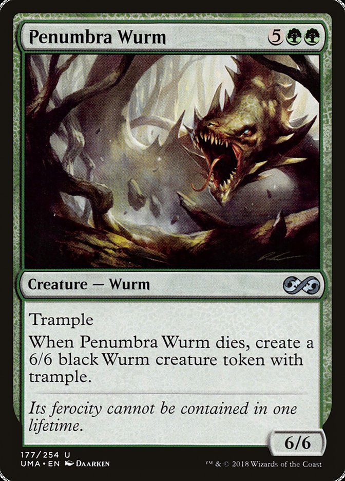 Penumbra Wurm [Ultimate Masters] | Silver Goblin
