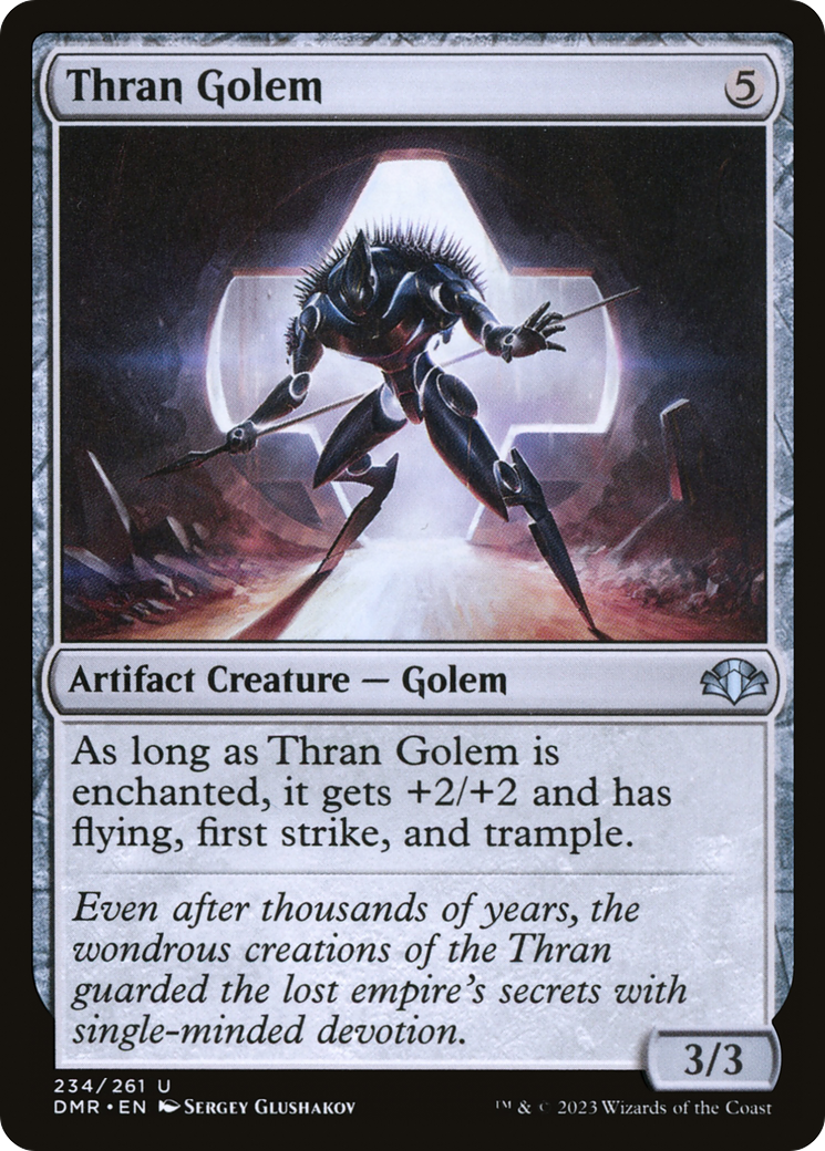 Thran Golem [Dominaria Remastered] | Silver Goblin