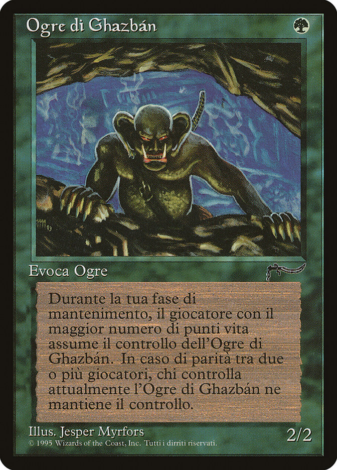 Ghazban Ogre (Italian) "Ogre di Ghazban" [Rinascimento] | Silver Goblin