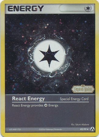 React Energy (82/92) (Stamped) [EX: Legend Maker] | Silver Goblin