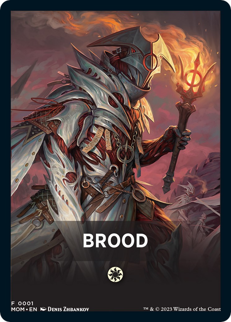Brood Theme Card [March of the Machine Tokens] | Silver Goblin