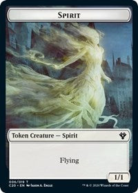 Spirit // Insect (013) Double-Sided Token [Commander 2020 Tokens] | Silver Goblin