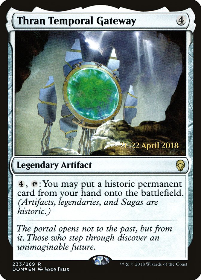 Thran Temporal Gateway [Dominaria Prerelease Promos] | Silver Goblin