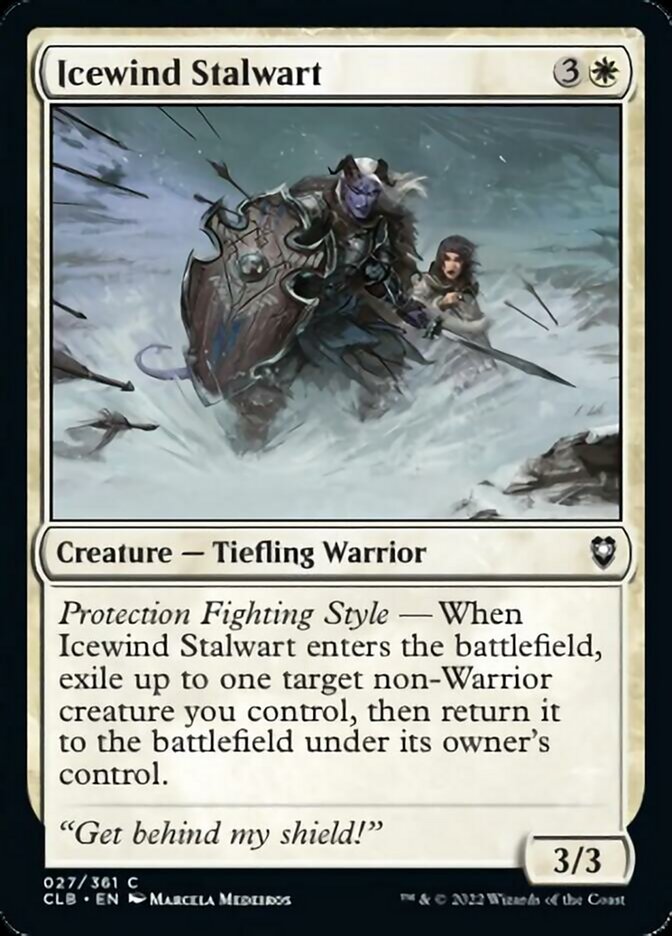 Icewind Stalwart [Commander Legends: Battle for Baldur's Gate] | Silver Goblin