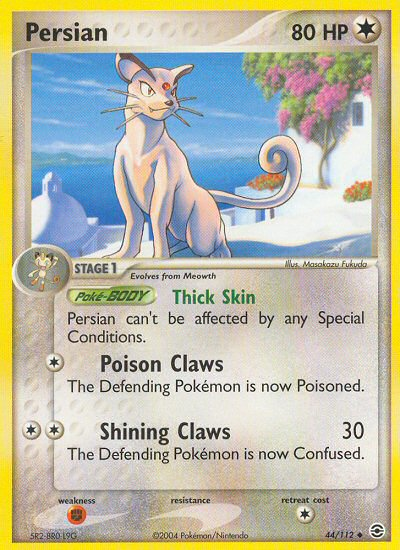Persian (44/112) [EX: FireRed & LeafGreen] | Silver Goblin
