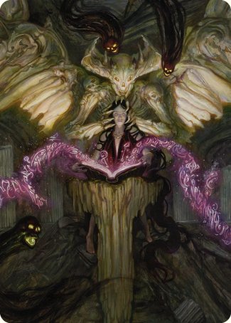 Demonic Tutor Art Card [Commander Masters Art Series] | Silver Goblin
