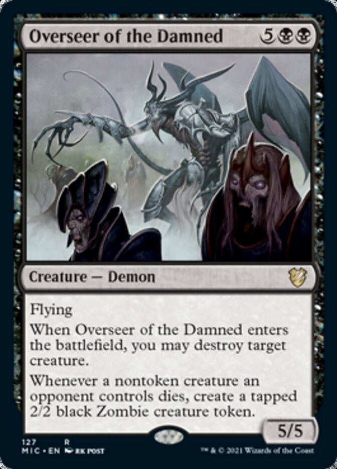 Overseer of the Damned [Innistrad: Midnight Hunt Commander] | Silver Goblin