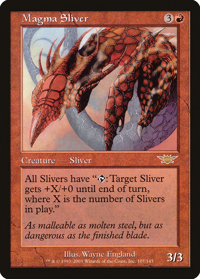 Magma Sliver [Legions] | Silver Goblin