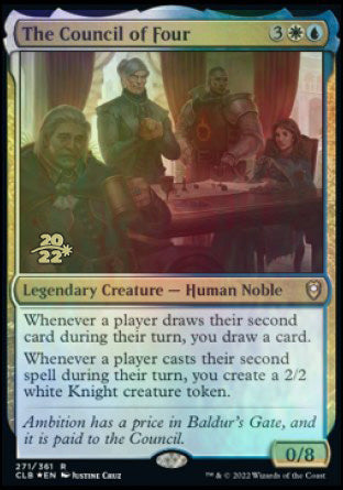 The Council of Four [Commander Legends: Battle for Baldur's Gate Prerelease Promos] | Silver Goblin