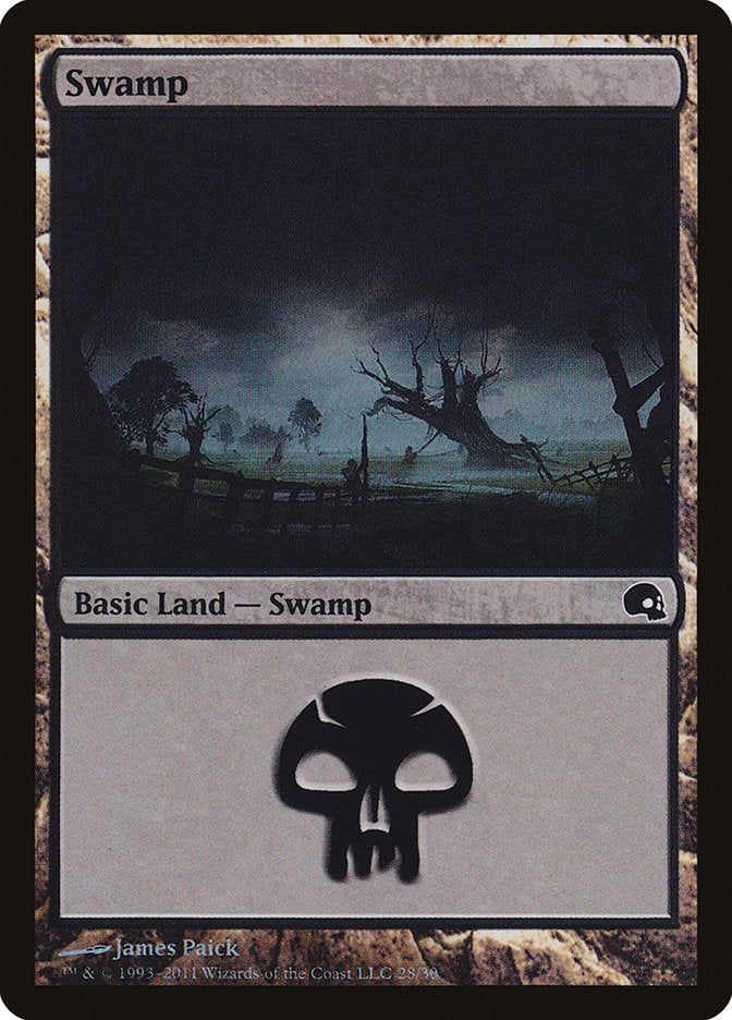 Swamp (28) [Premium Deck Series: Graveborn] | Silver Goblin