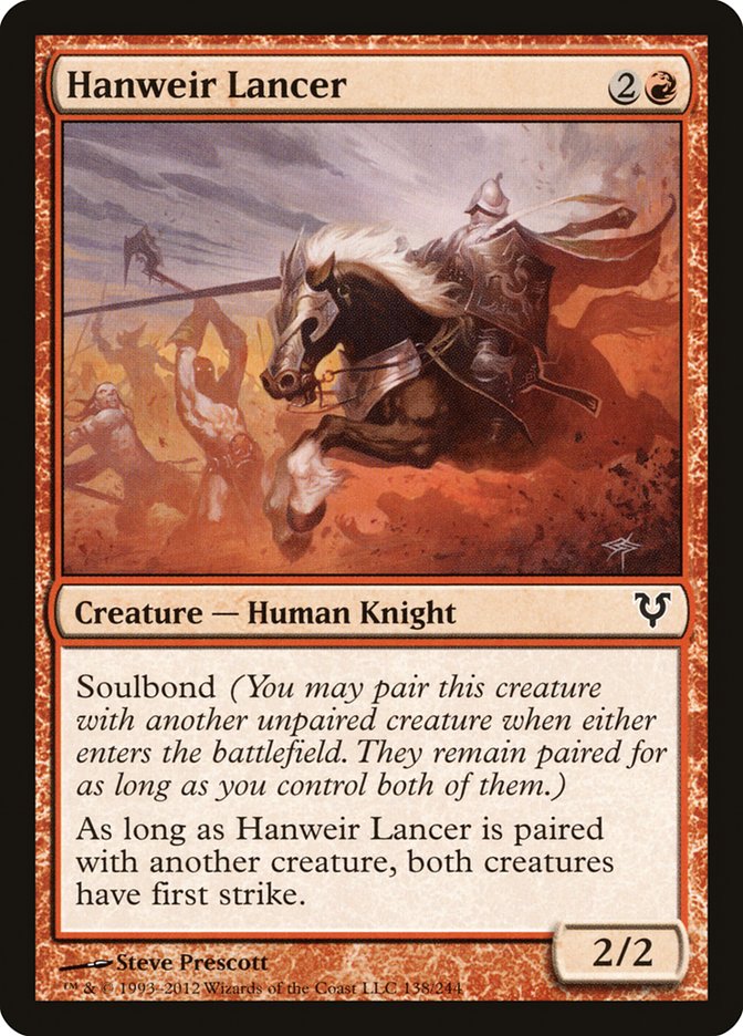 Hanweir Lancer [Avacyn Restored] | Silver Goblin
