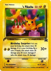 Pikachu (24) (Birthday) [Pikachu World Collection Promos] | Silver Goblin