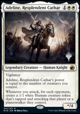 Adeline, Resplendent Cathar (Promo Pack) [Innistrad: Midnight Hunt Promos] | Silver Goblin