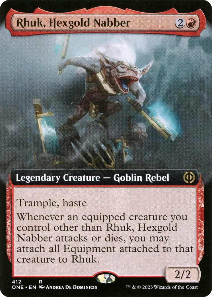 Rhuk, Hexgold Nabber (Extended Art) [Phyrexia: All Will Be One] | Silver Goblin