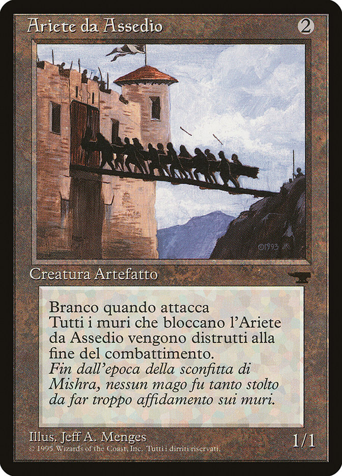 Battering Ram (Italian) - "Ariete da Assedio" [Rinascimento] | Silver Goblin