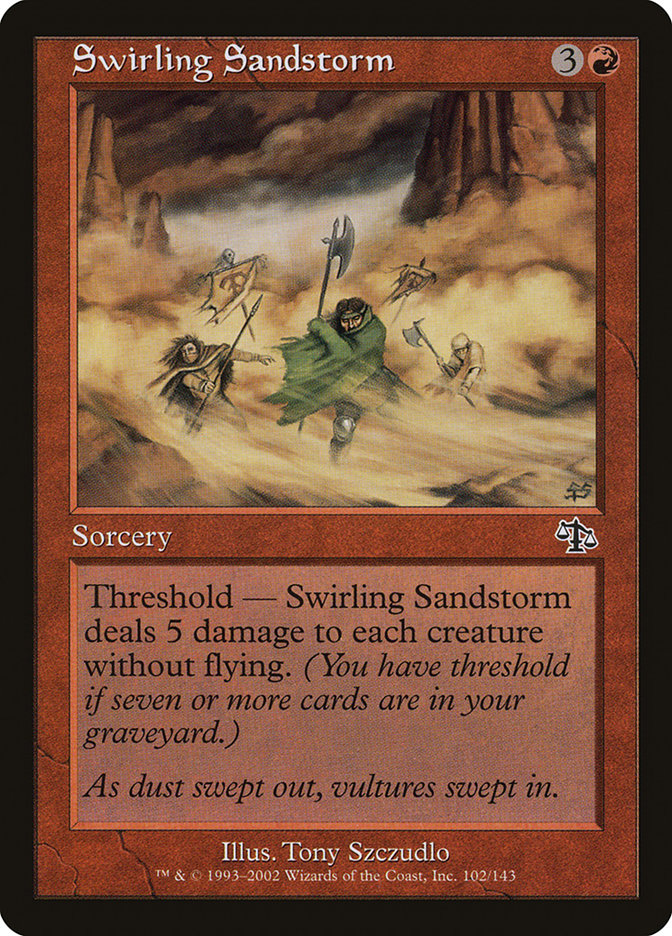 Swirling Sandstorm [Judgment] | Silver Goblin