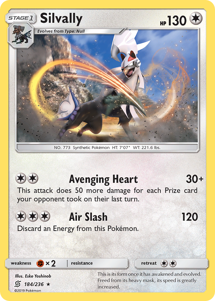 Silvally (184/236) [Sun & Moon: Unified Minds] | Silver Goblin