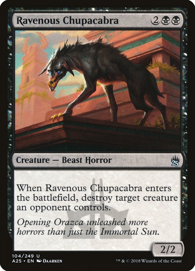 Ravenous Chupacabra [Masters 25] | Silver Goblin