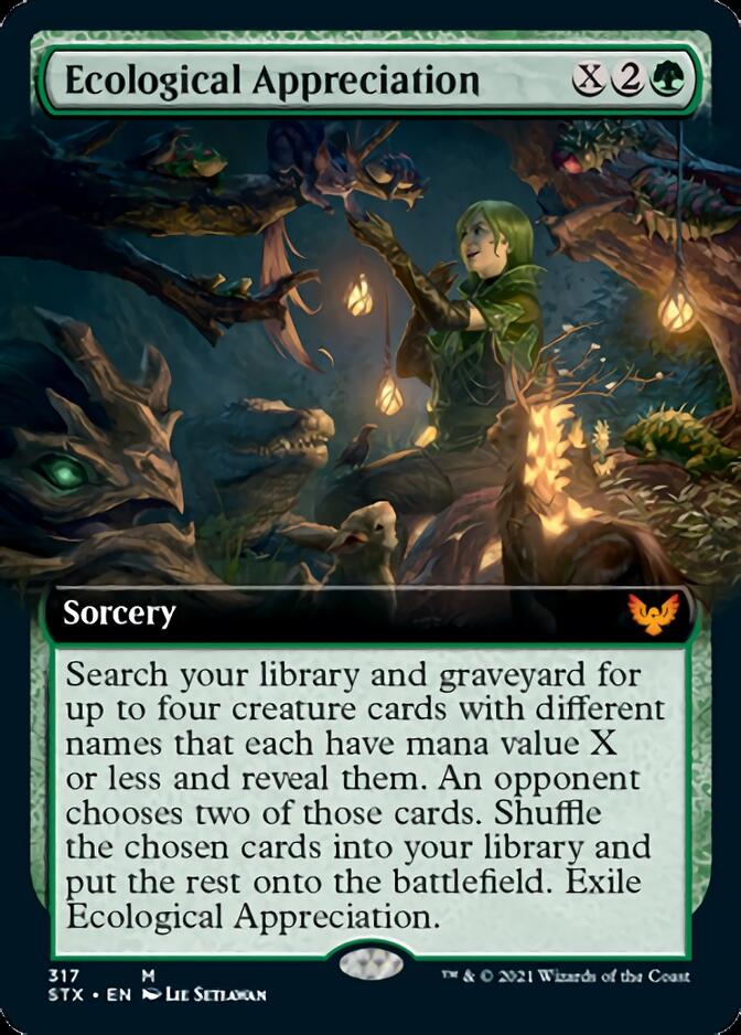 Ecological Appreciation (Extended Art) [Strixhaven: School of Mages] | Silver Goblin