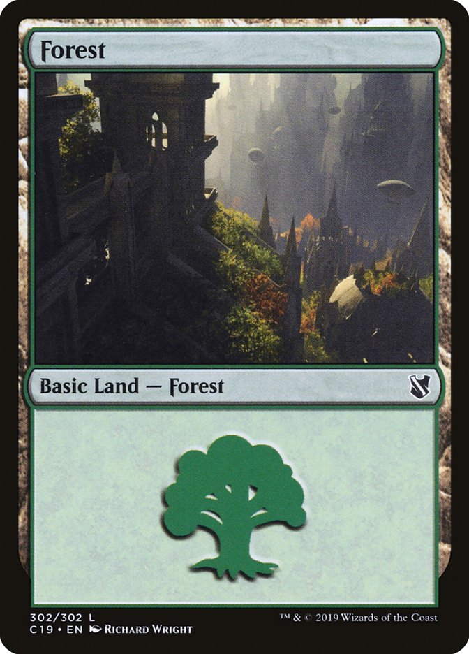 Forest (302) [Commander 2019] | Silver Goblin