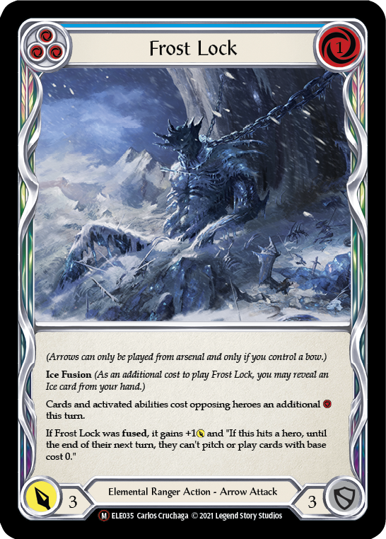 Frost Lock [U-ELE035] (Tales of Aria Unlimited)  Unlimited Rainbow Foil | Silver Goblin