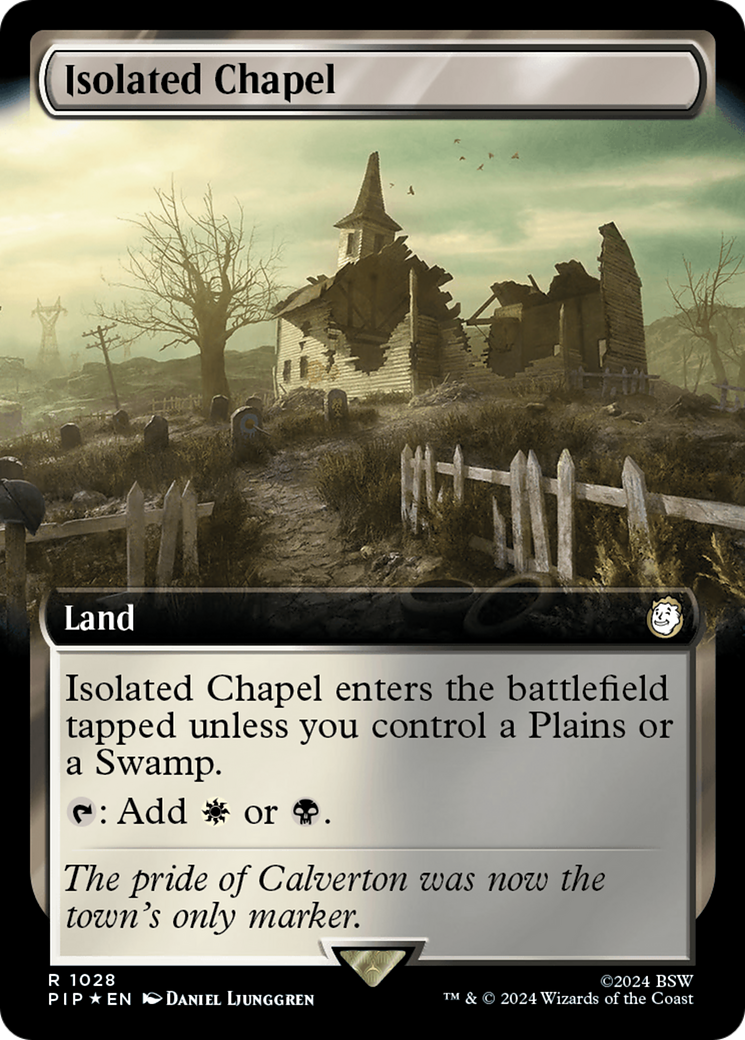 Isolated Chapel (Extended Art) (Surge Foil) [Fallout] | Silver Goblin