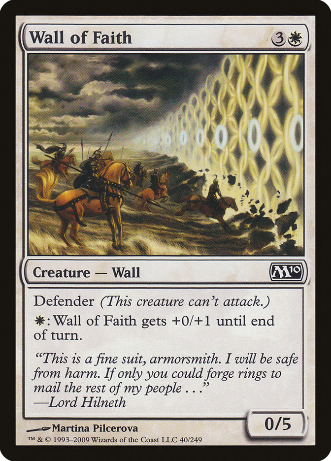 Wall of Faith [Magic 2010] | Silver Goblin