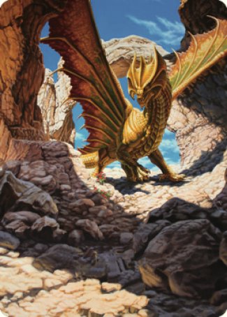 Ancient Brass Dragon Art Card (02) [Commander Legends: Battle for Baldur's Gate Art Series] | Silver Goblin