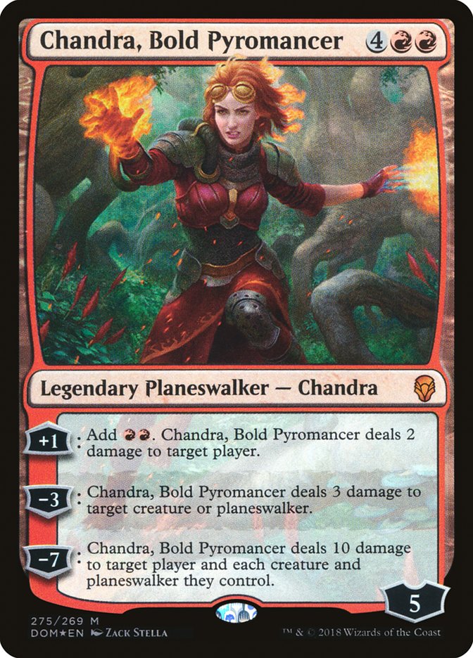 Chandra, Bold Pyromancer [Dominaria] | Silver Goblin