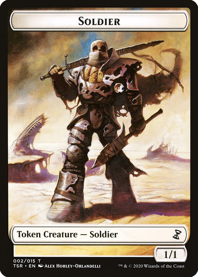 Soldier Token [Time Spiral Remastered Tokens] | Silver Goblin