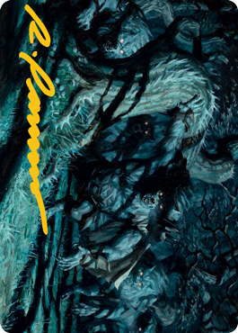 Unnatural Moonrise Art Card (Gold-Stamped Signature) [Innistrad: Midnight Hunt Art Series] | Silver Goblin