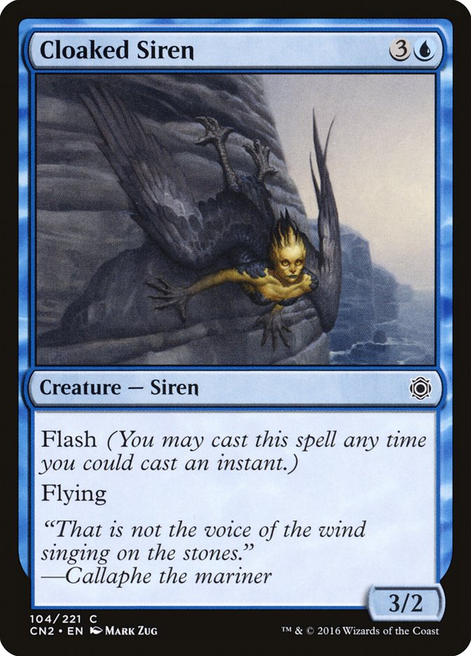 Cloaked Siren [Conspiracy: Take the Crown] | Silver Goblin