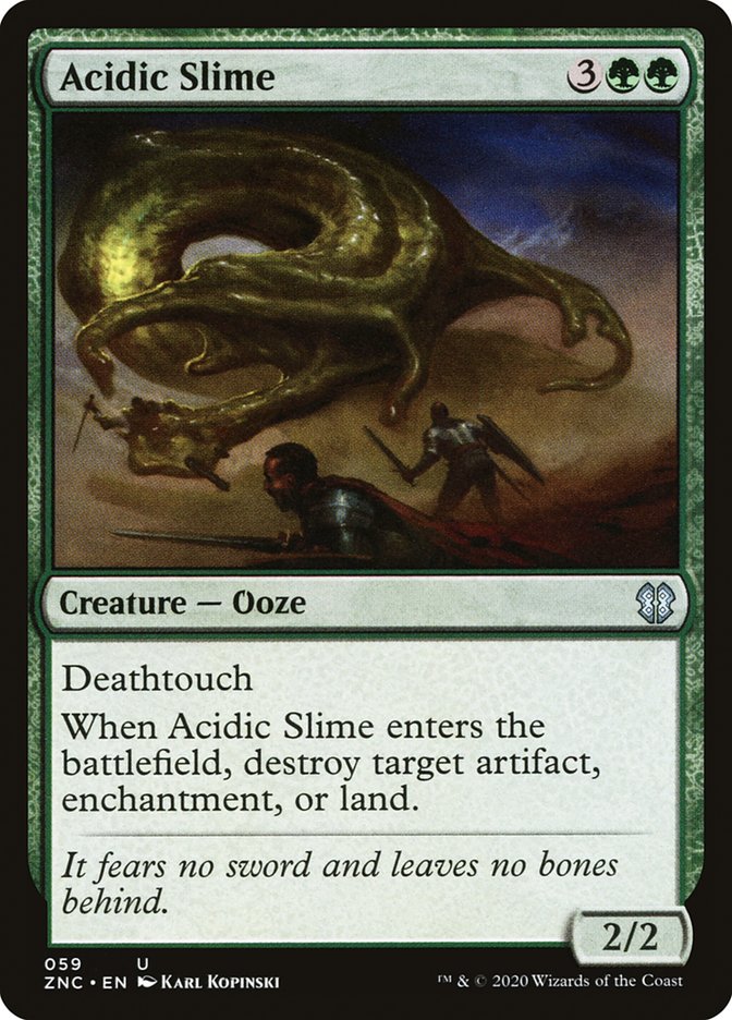 Acidic Slime [Zendikar Rising Commander] | Silver Goblin
