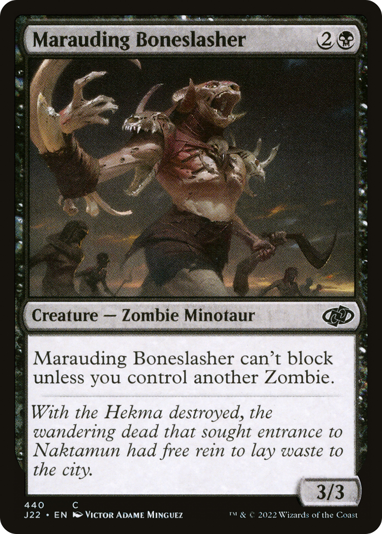Marauding Boneslasher [Jumpstart 2022] | Silver Goblin