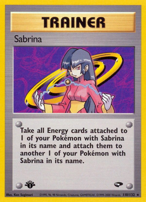 Sabrina (110/132) [Gym Challenge 1st Edition] | Silver Goblin