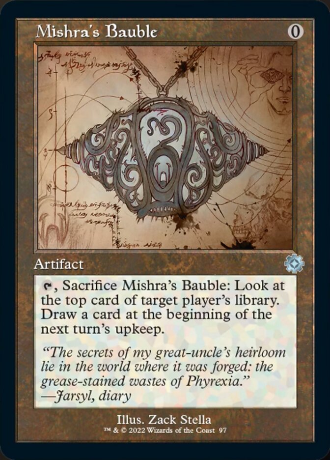 Mishra's Bauble (Retro Schematic) [The Brothers' War Retro Artifacts] | Silver Goblin