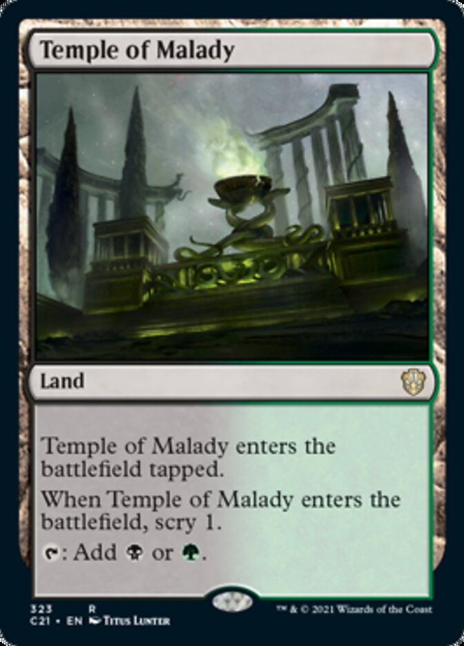 Temple of Malady [Commander 2021] | Silver Goblin