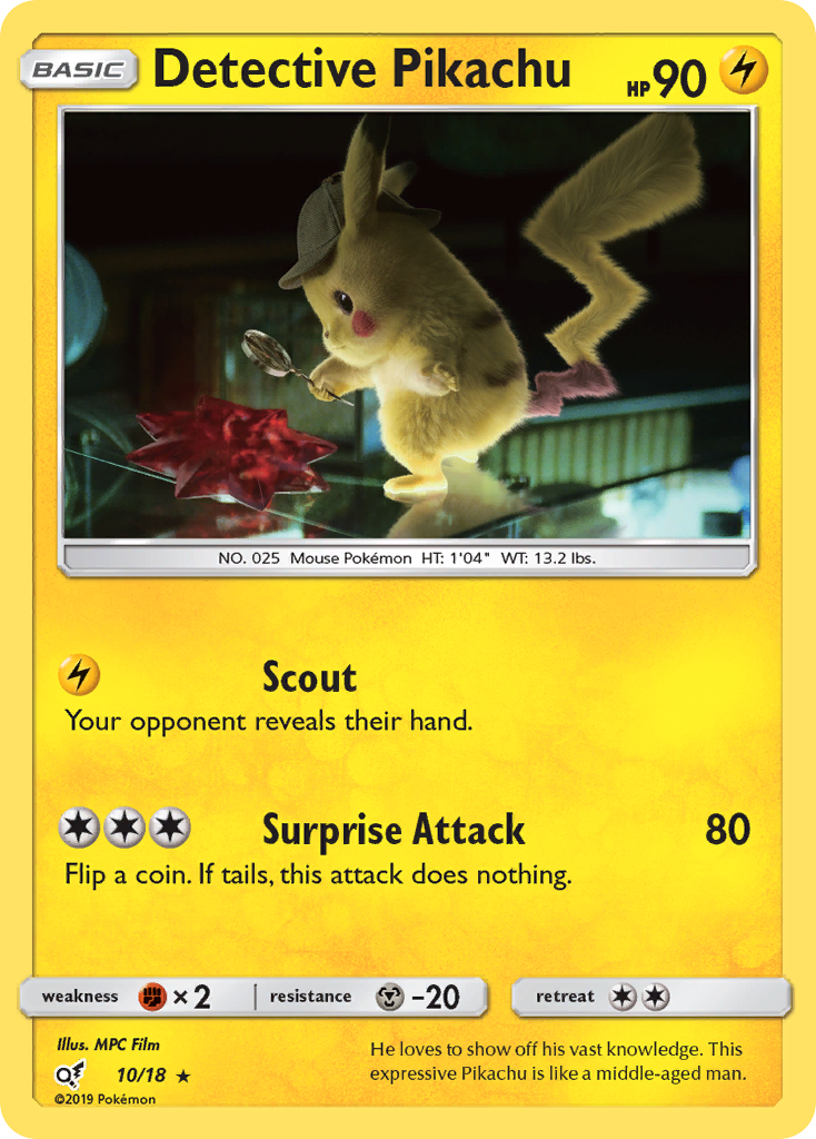 Detective Pikachu (10/18) [Sun & Moon: Detective Pikachu] | Silver Goblin