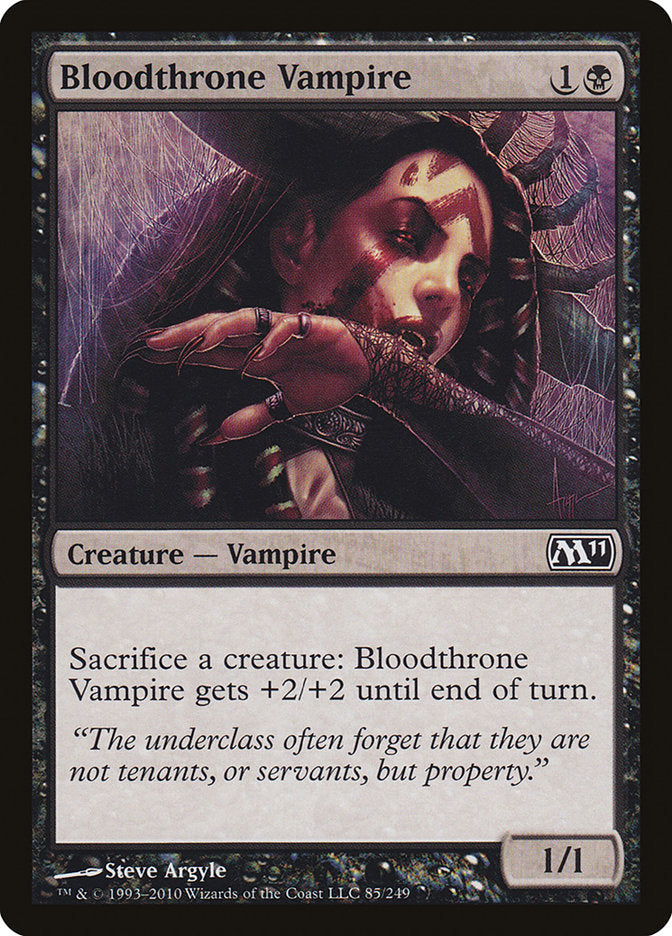 Bloodthrone Vampire [Magic 2011] | Silver Goblin