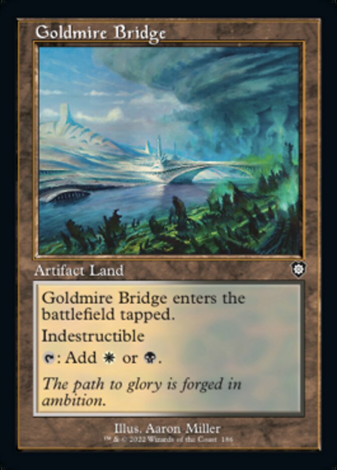 Goldmire Bridge (Retro) [The Brothers' War Commander] | Silver Goblin