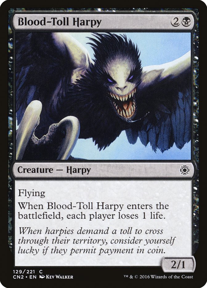 Blood-Toll Harpy [Conspiracy: Take the Crown] | Silver Goblin