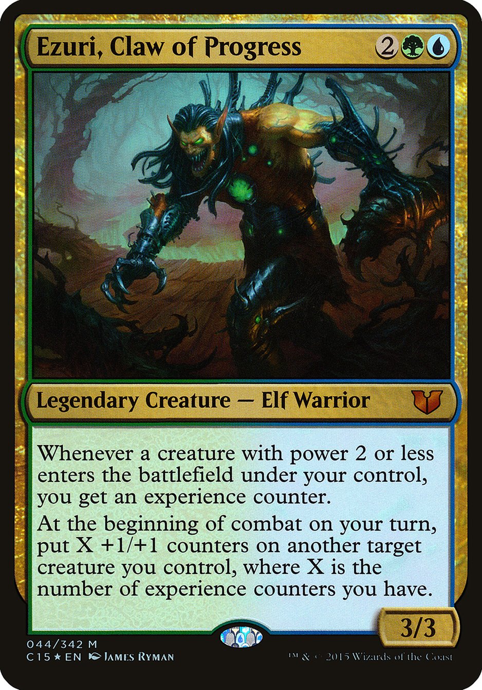 Ezuri, Claw of Progress (Oversized) [Commander 2015 Oversized] | Silver Goblin