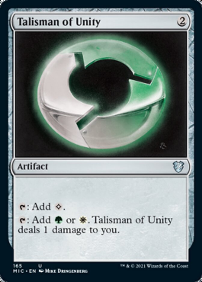 Talisman of Unity [Innistrad: Midnight Hunt Commander] | Silver Goblin